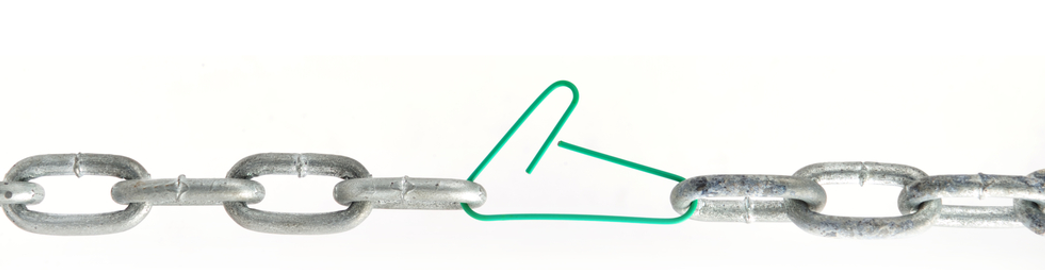 Chain — weakest link highlighted